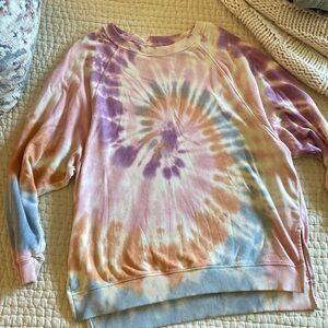 American Eagle Amazingly Soft tie dye pullover